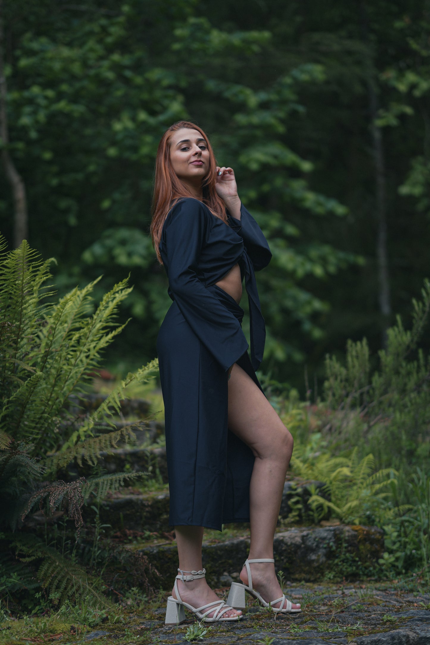 Gaia Black Skirt