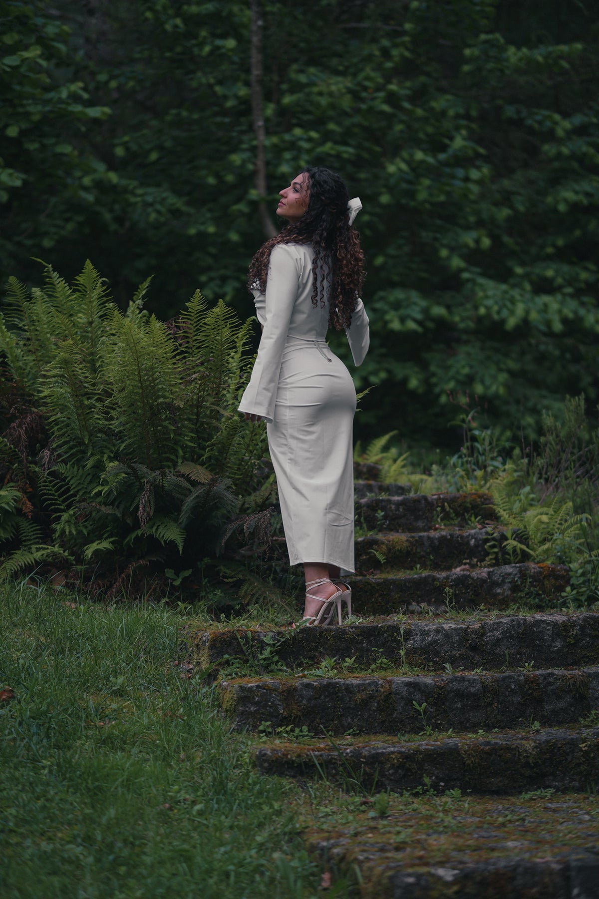 Gaia White Skirt