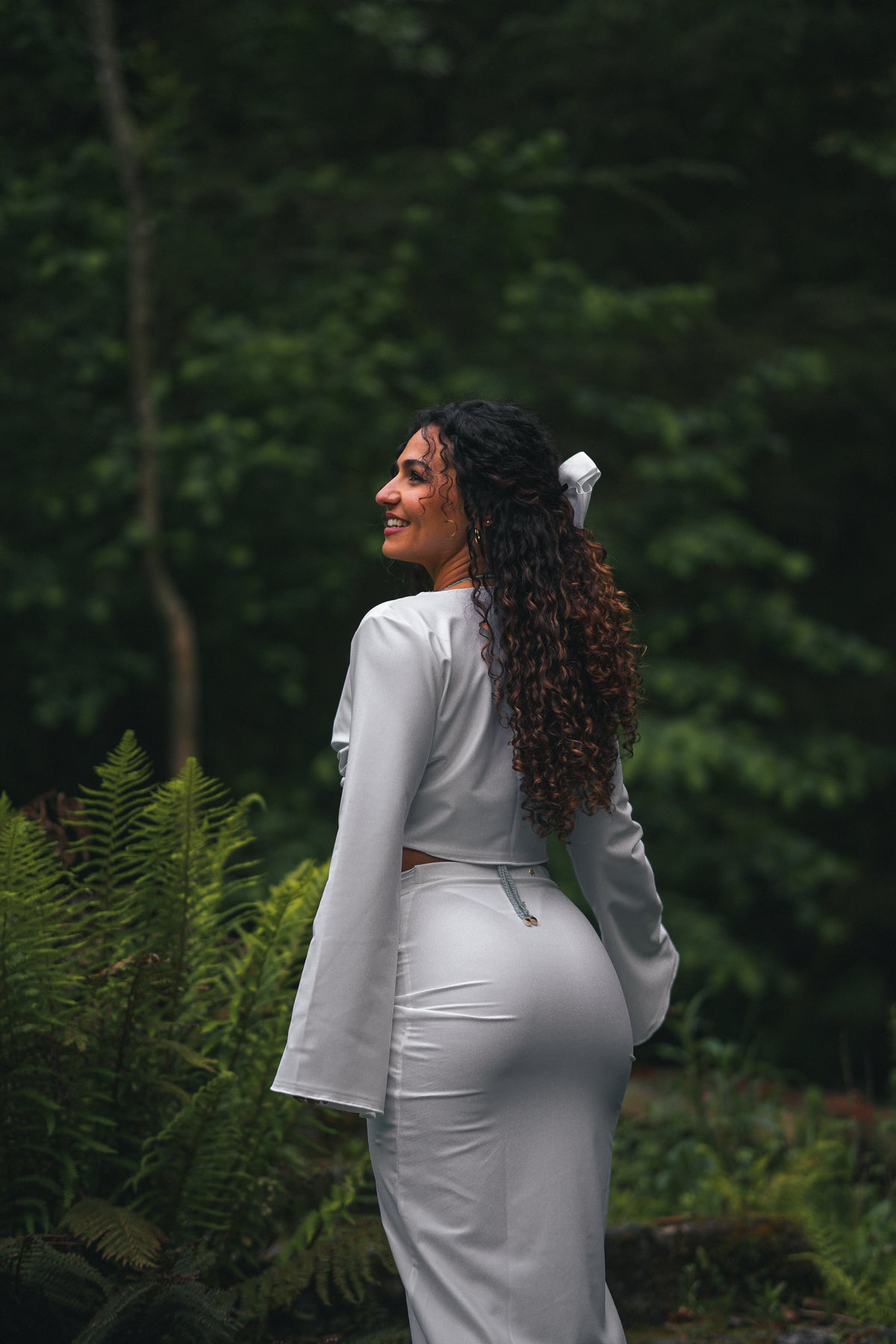 Gaia White Skirt