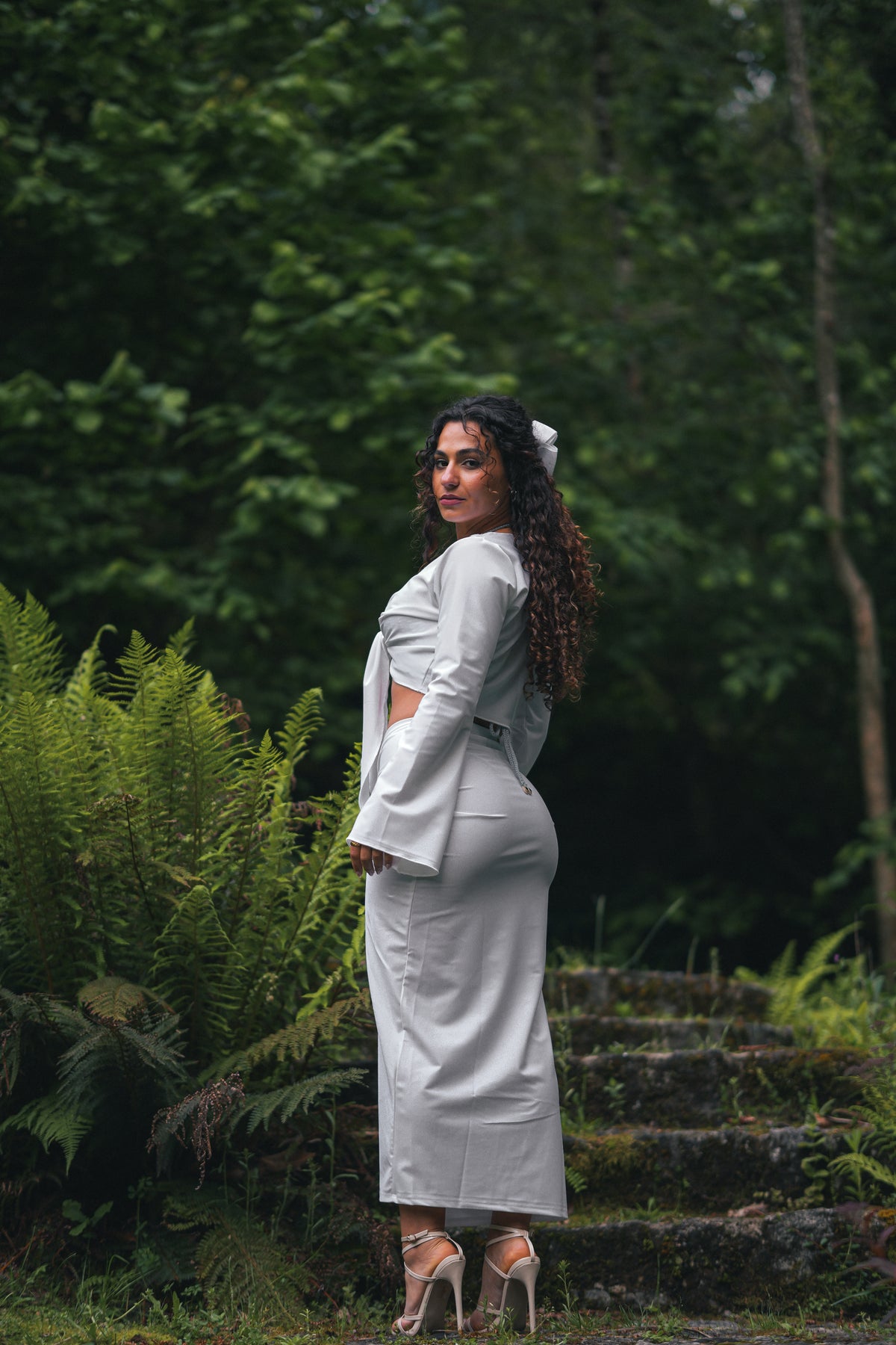 Gaia White Skirt