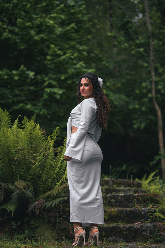 Gaia White Skirt